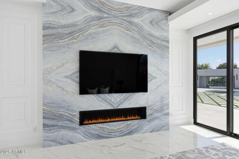 Primary Bedroom-Fireplace