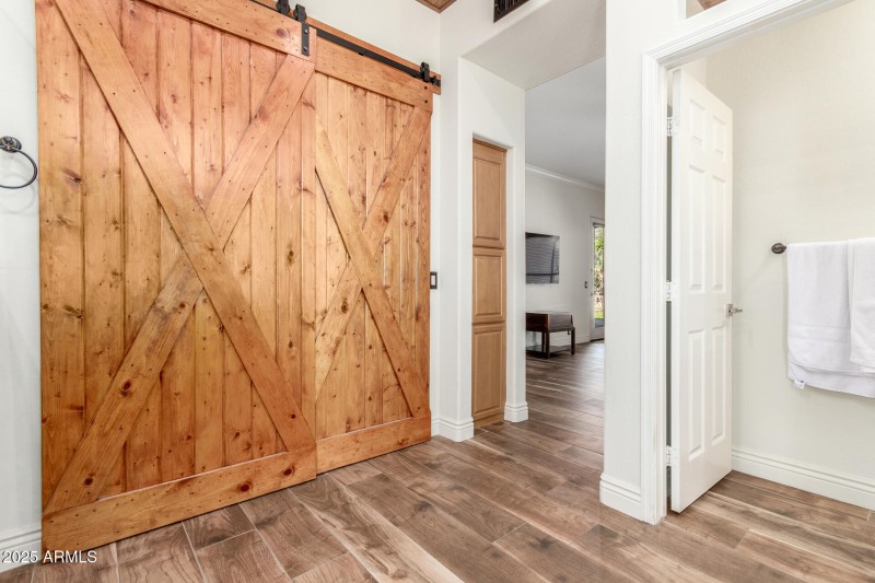 Rustic Barn Door Accent