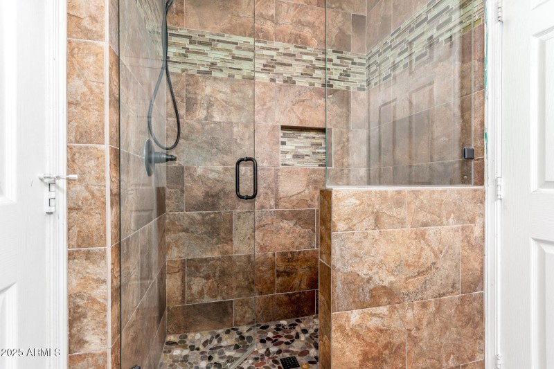 Custom Tiled Walk-In Shower