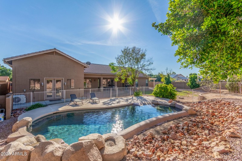 Backyard Pool & Mountain Views