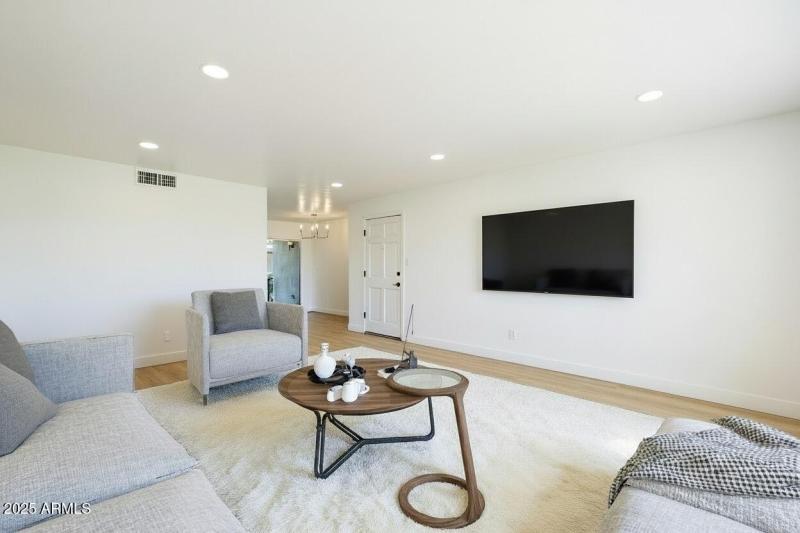 Virtually Staged Living Room