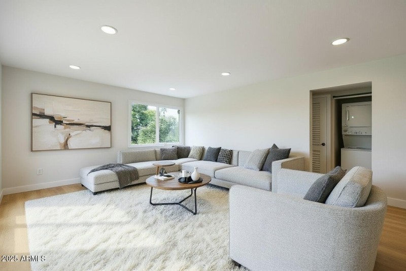 Virtually Staged Living Room