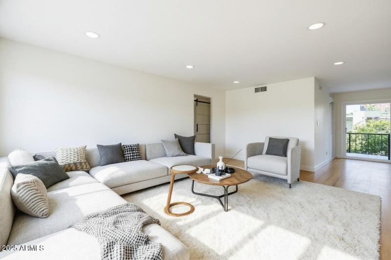 Virtually Staged Living Room