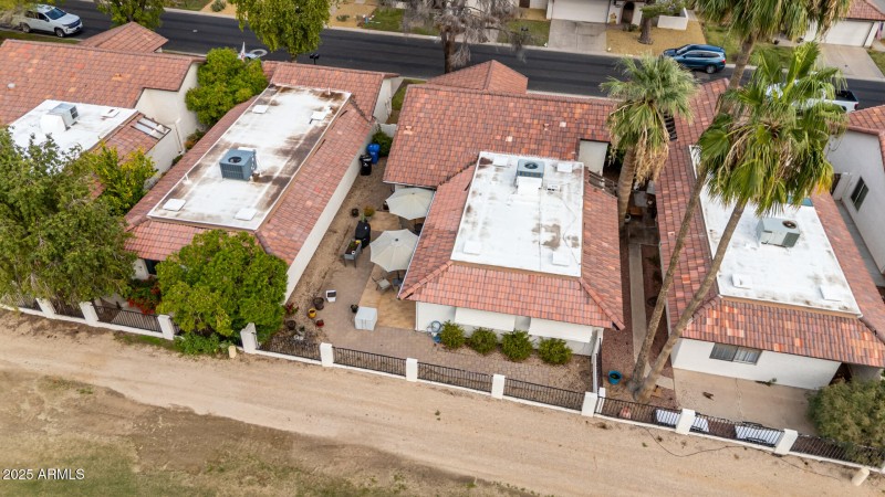aerial view of property