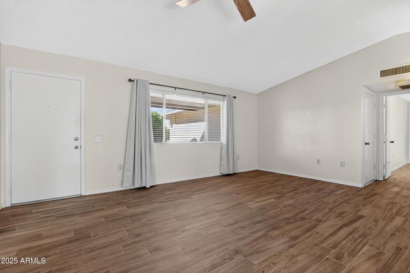 Vaulted Ceilings in Living Room