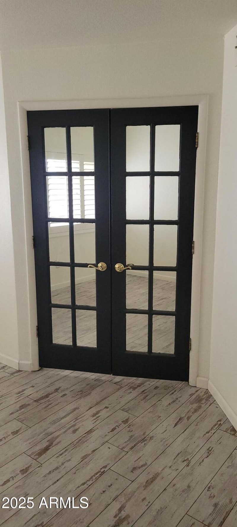 french door to office