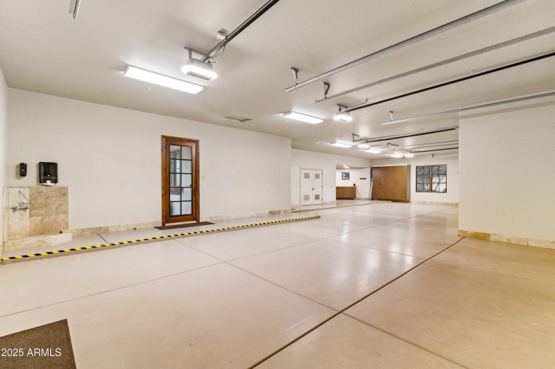 Garage with Wash Station