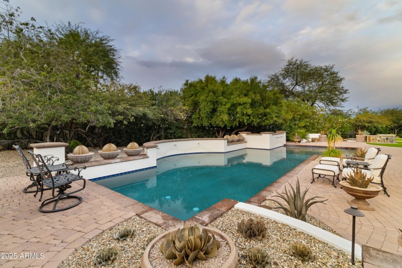 Pool with Water Feature