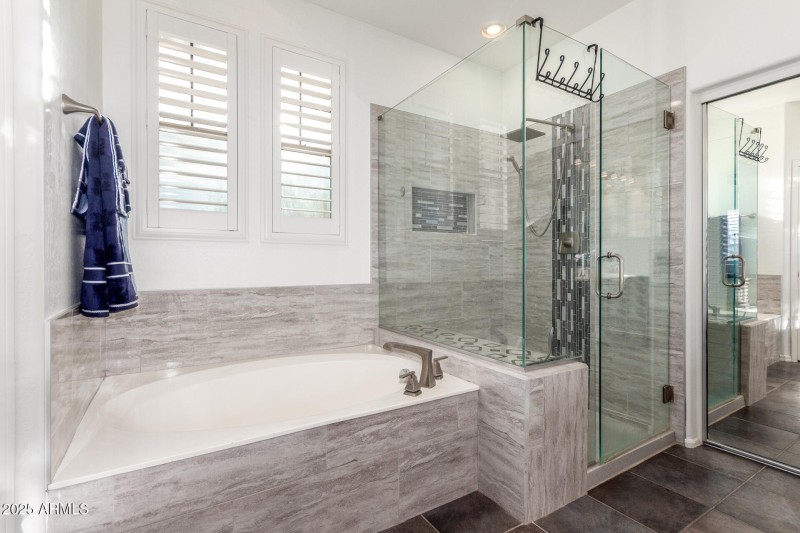 128th - Primary Bathroom with Waterfall