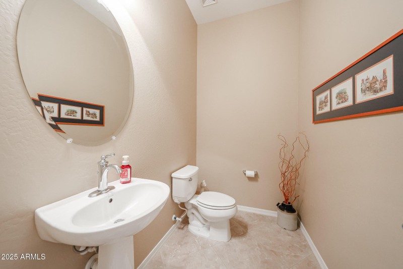 Half Bath off the Study