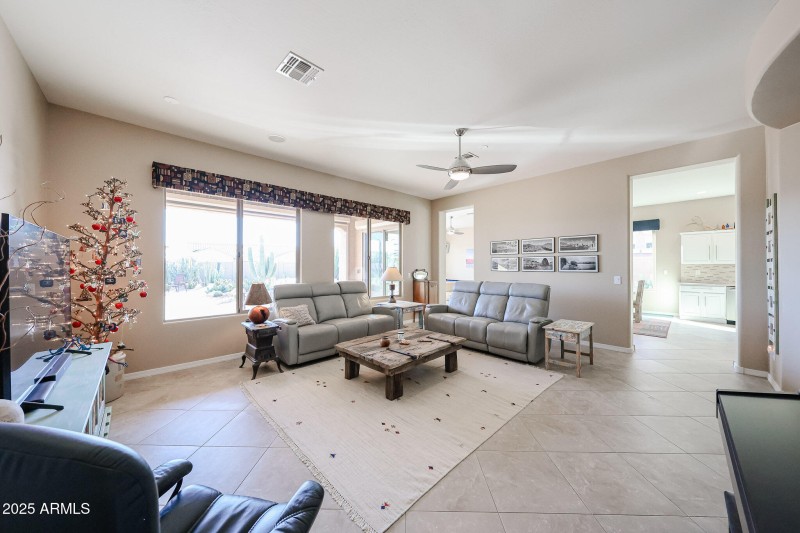 From all to master bedroom view