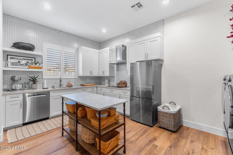Prep Kitchen/Laundry Room