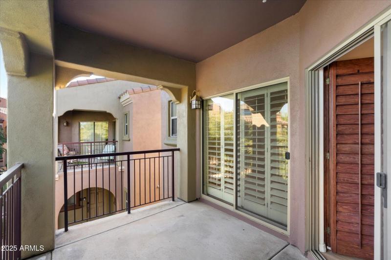Balcony off primary and great room