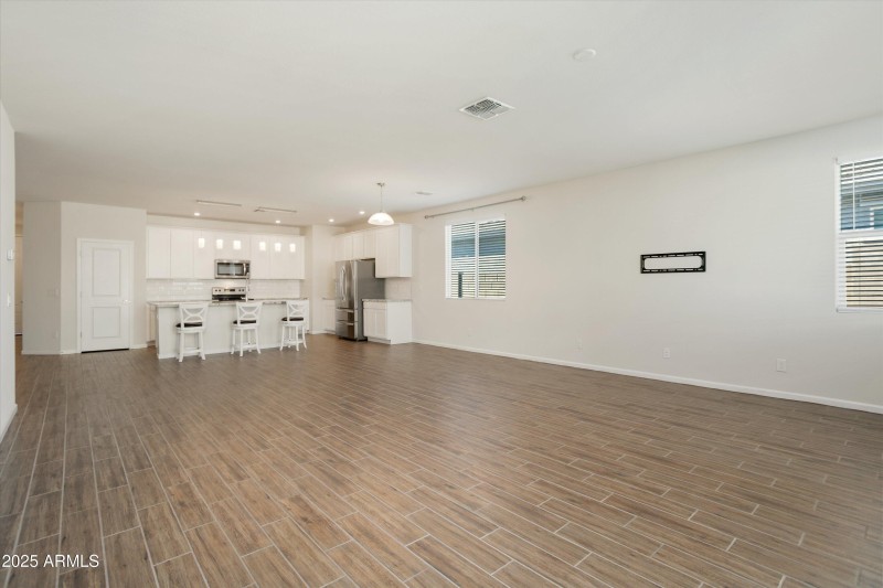 Living Area to Kitchen