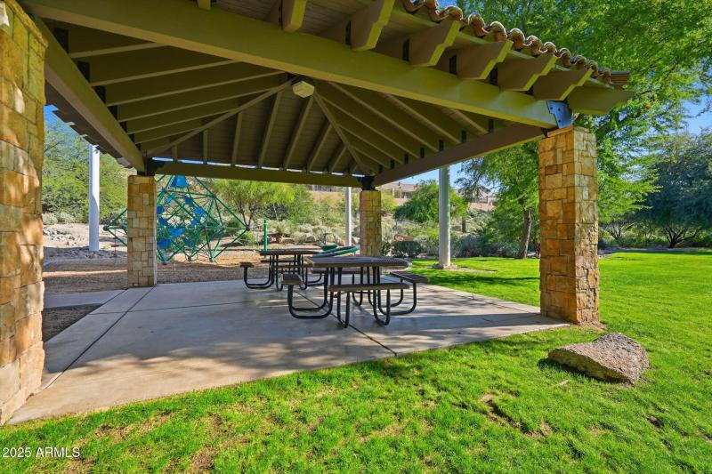 Shade & seating in community