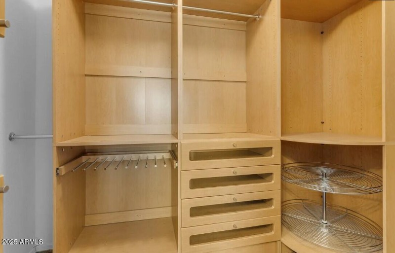 Master walk in closet