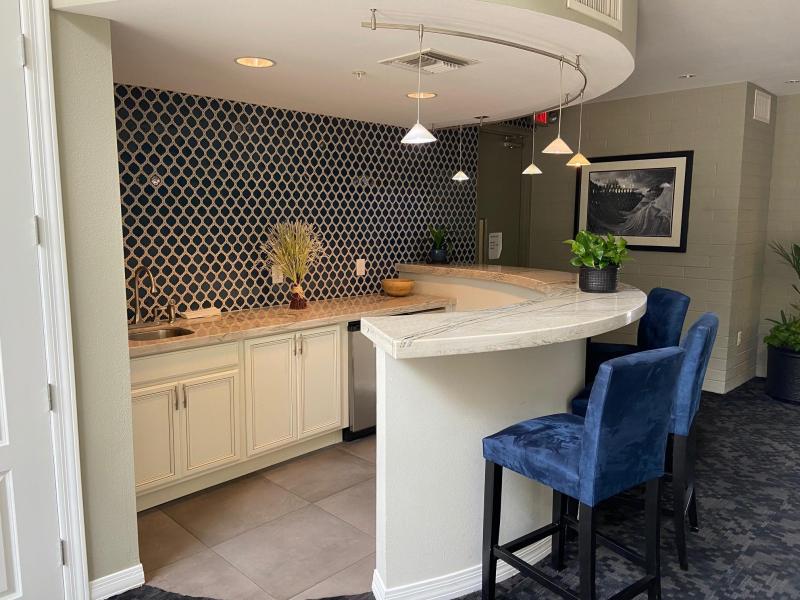 BAR AREA AT CLUB HOUSE