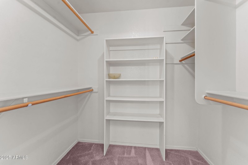 Primary walk-in closet