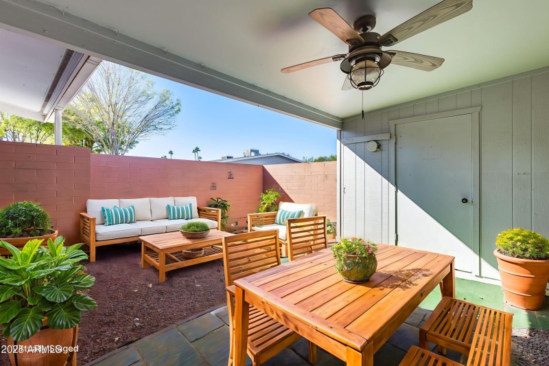 Back Patio - Virtually Staged