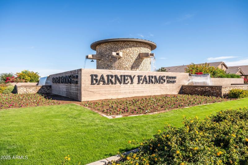 Barney Farms 74 sign