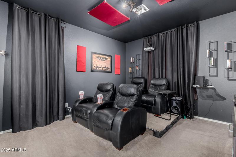 theater room (bedroom 5)
