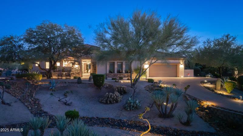 Front Exterior at Twilight