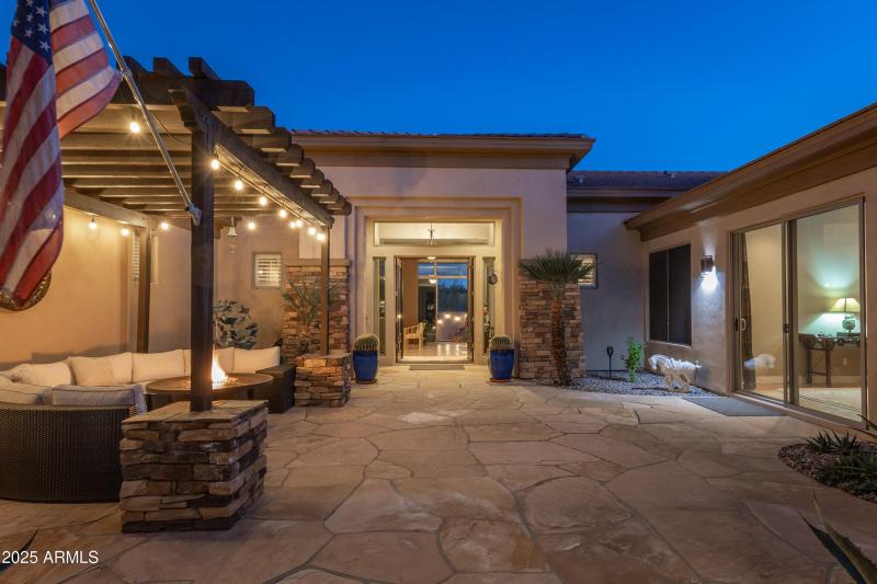 Front Courtyard at Twilight