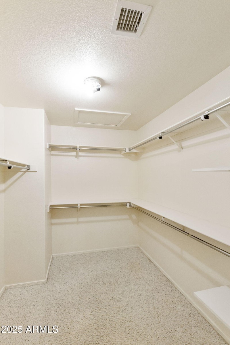 Primary walk-in closet