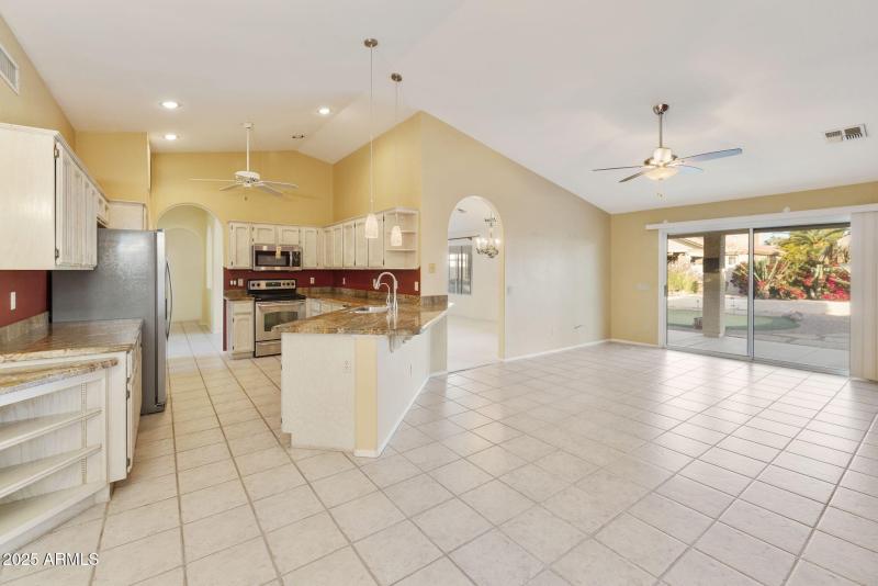 Family room with patio access