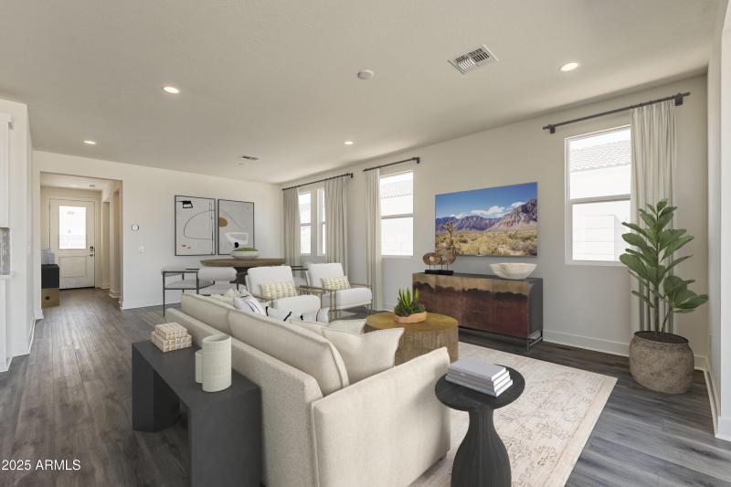 Virtually Staged Great Room