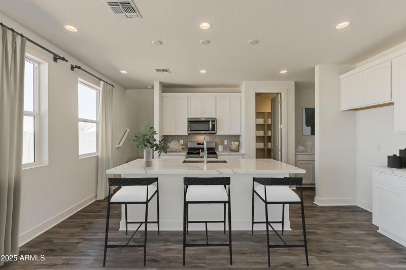 Virtually Staged Kitchen