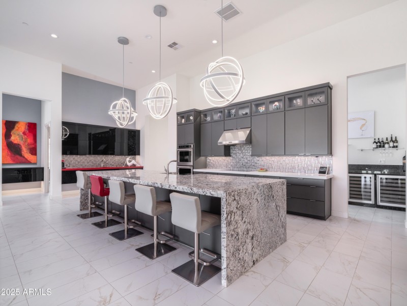 Counters for a mile & custom Coffee Bar