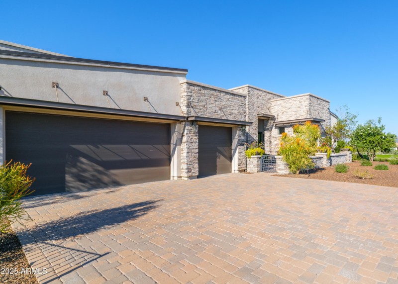 Spacious 3 car garage w/ storage