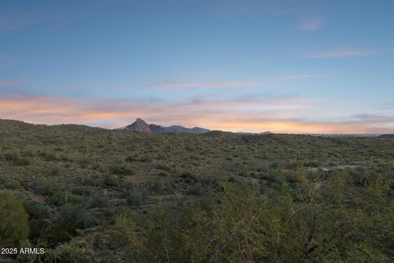 Sunset over the Desert