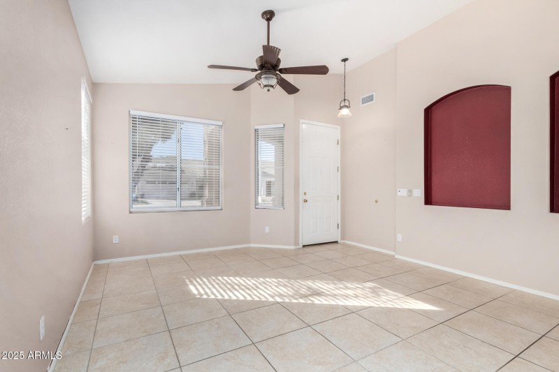 Front RoomView to Front Door