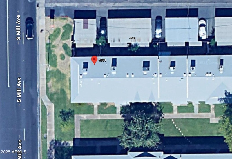 4501 aerial with marker