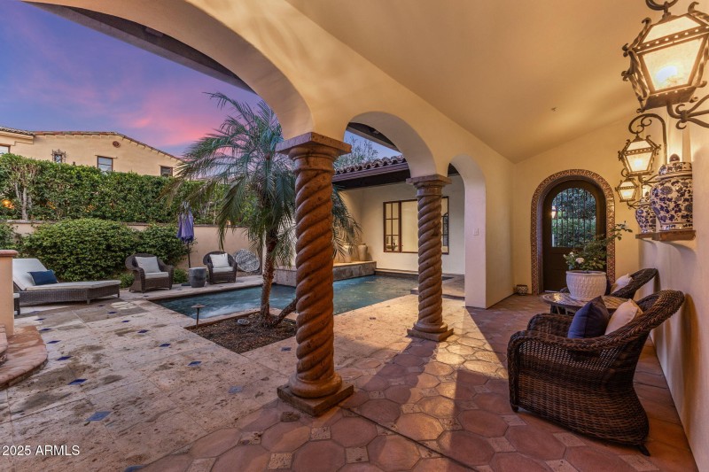 3-8820 - Front Courtyard and Pool