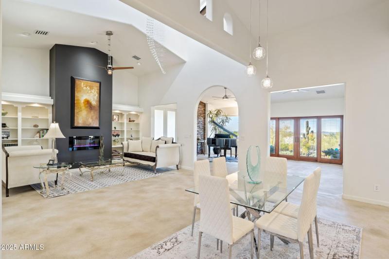 Spacious Living and Dining Room