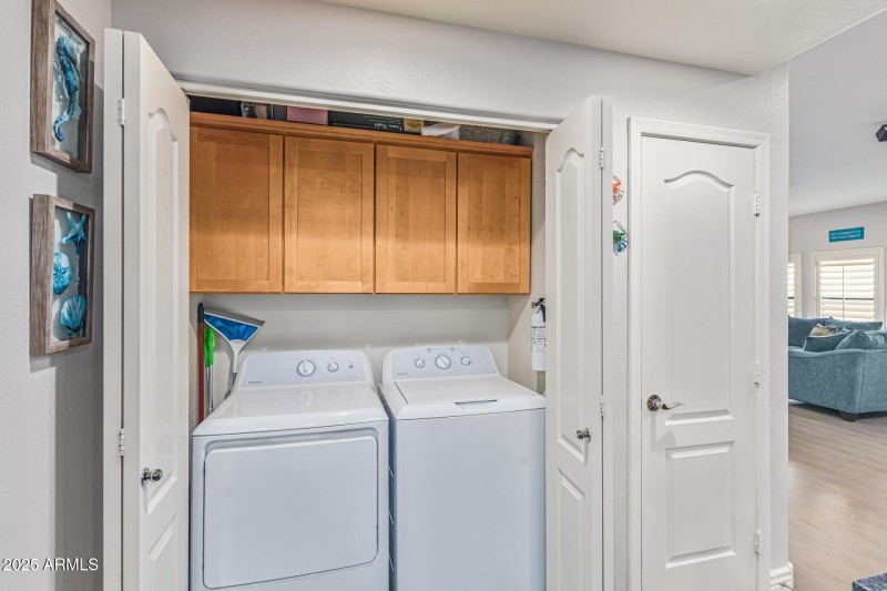 Washer & Dryer Closet
