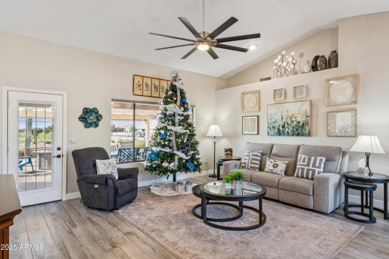 GREAT ROOM WITH EXIT TO REAR PATIO