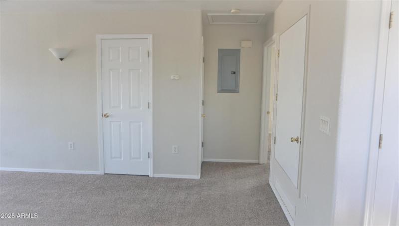 Living Rm to Coat Closet & BdRm 1