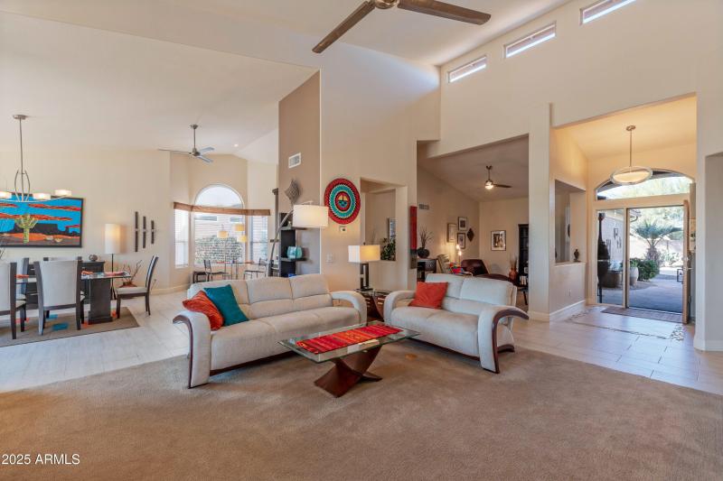 Wall removed to creat open plan