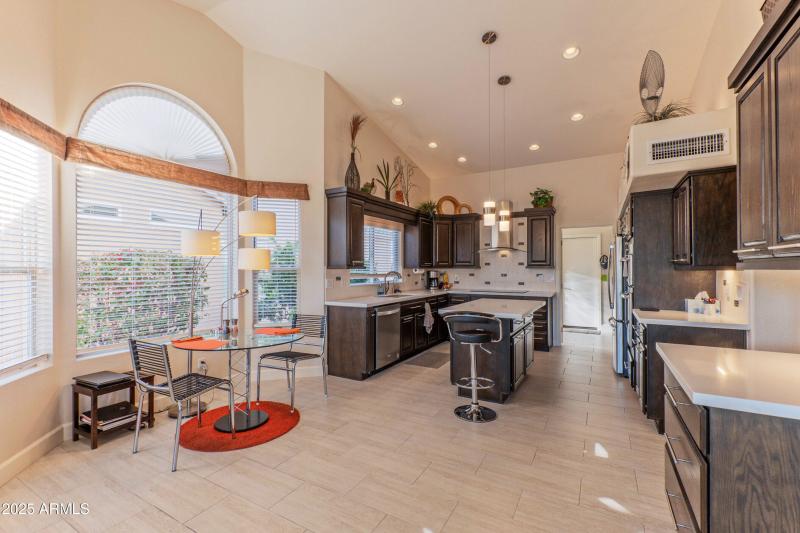 Informal dining area