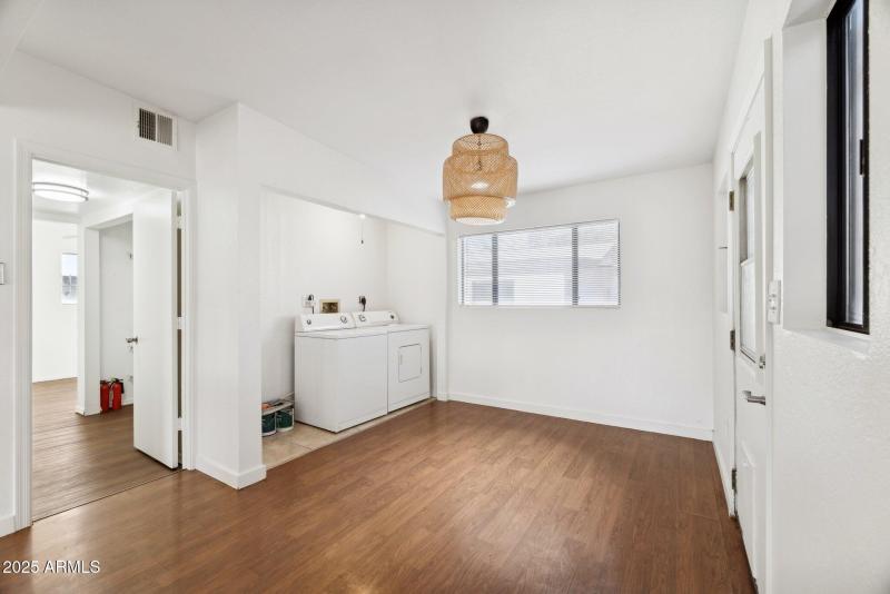 Dining room to carport