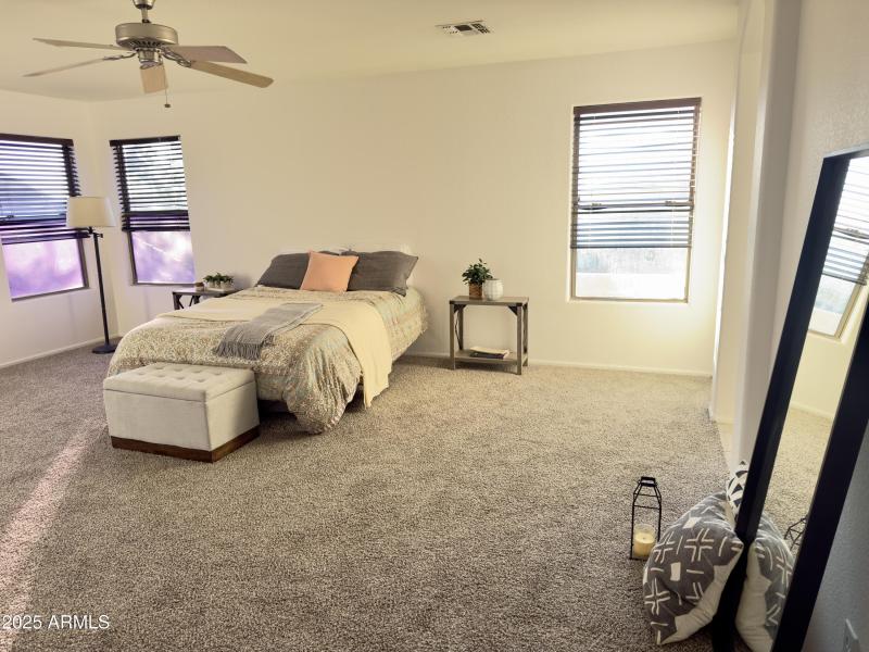 master bedroom. upstairs.