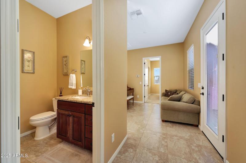 View towards the secondary bedrooms