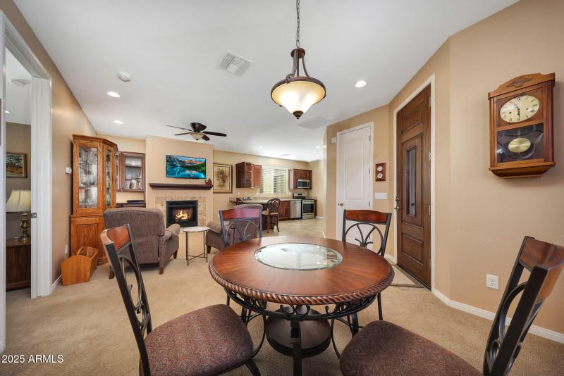 Guest house dining area