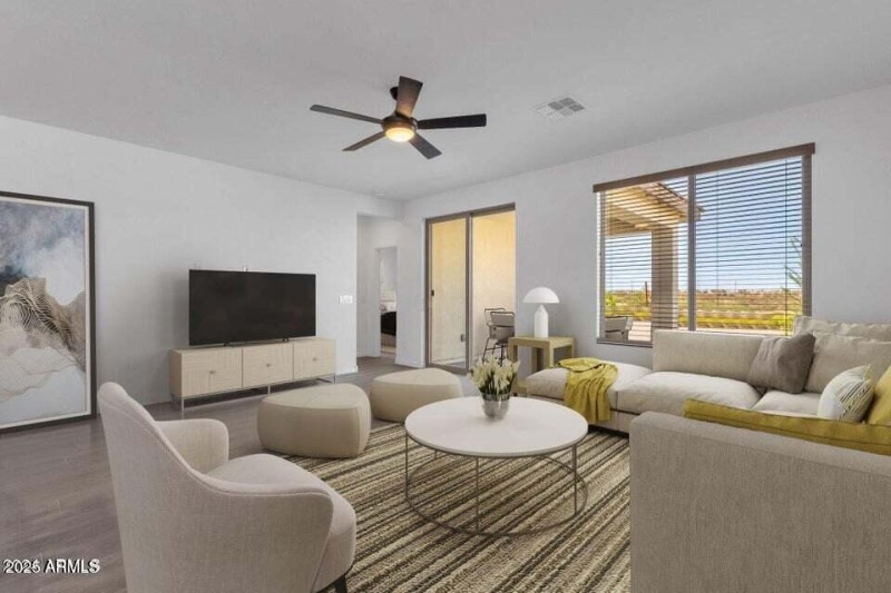 Great Room Virtually Staged