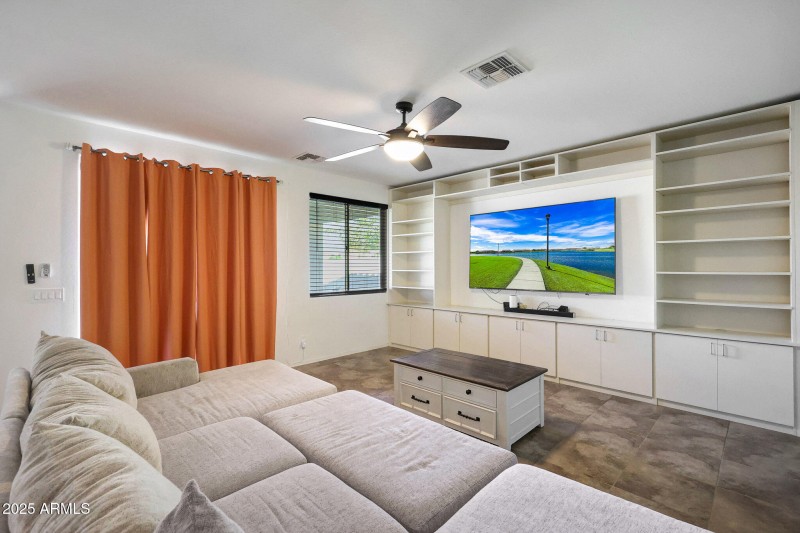 Great Room with Built-Ins