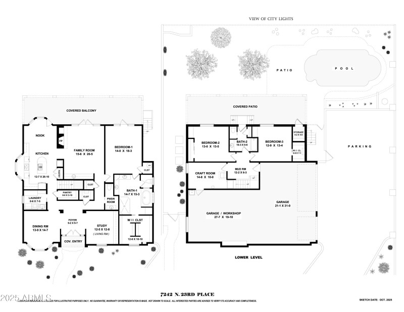 7242 N. 23rd Pl - Floorplan